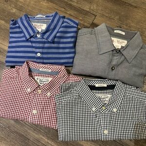 Lot of 4 Original Penguin Men's Shirt Collection - Long Sleeve - great condition